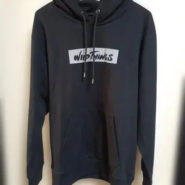 WILD THINGS 블랙 후드 부착 후드티 M 사이즈