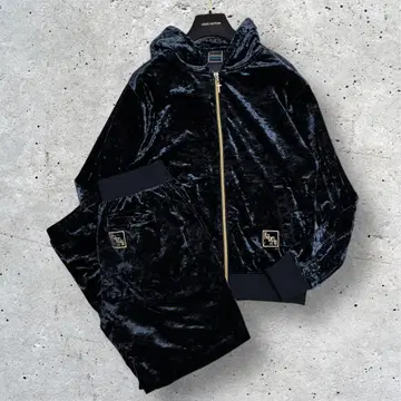 [ 품절 모델 ] Kaepa 벨로아 저지 셋업 블랙 후드 부착 S