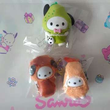 치비토모 오카즈 화과자 신상 후르츠 디자인 마그넷 3개 포차코