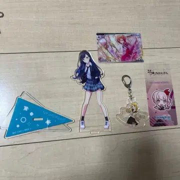 프로세카 아크릴 키링과 카드 세트
