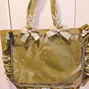 자카마트 A3 토트 백 카키