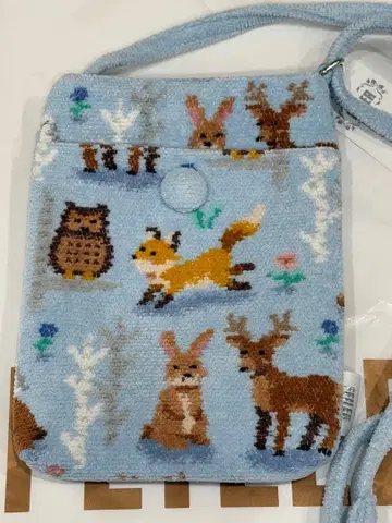 동물 페이러 윈터 애니멀즈 동물 숄더백 여우 토끼