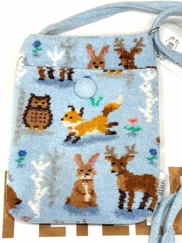 동물 페이러 윈터 애니멀즈 동물 숄더백 여우 토끼