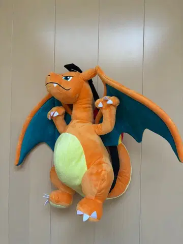 포켓몬스터 봉제 인형 백팩 리자몽