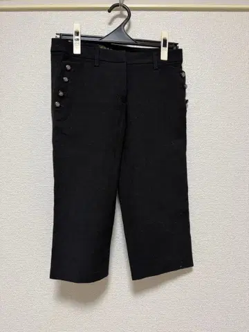 CLATHAS 블랙 숏팬츠 36