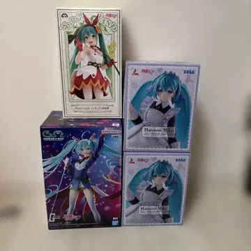 [ 미개봉 새상품 ] 하츠네 미쿠 피규어 세트