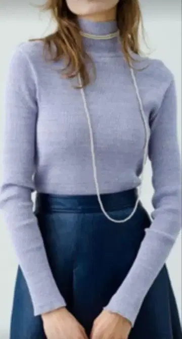 AURALEE RonHerman 별주 Giza Rib 터틀넥