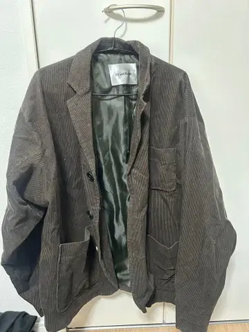 코듀로이 셋업 자켓