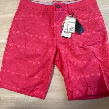 기하학 패턴 핑크 숏팬츠