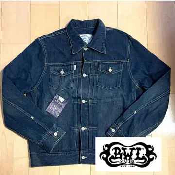 Bill Wall Leather/BWL 데미지 가공 데님 자켓