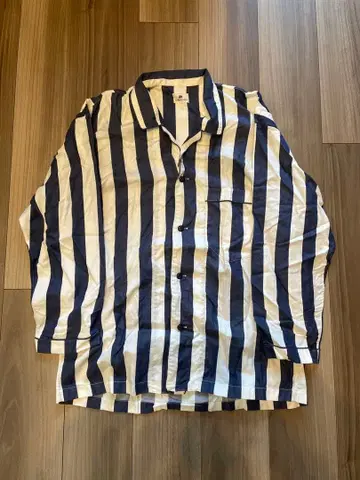 issey miyake 스트라이프 긴팔 셔츠 M