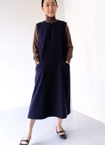 chiclin 오버롤 스커트 원피스