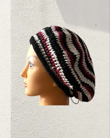 탐모자 베레모 니트 모자 라스타 모자 조절 가능