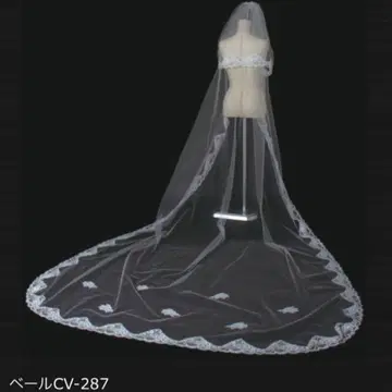 타카미 브라이덜 롱 베일 웨딩