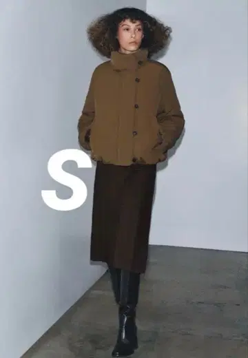 ZARA 자라 ZW 컬렉션 패디드 자켓 S