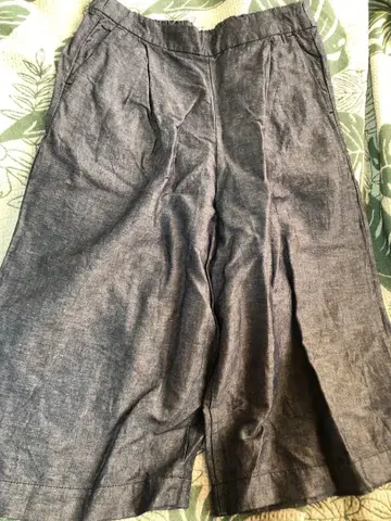 새상품급 GAP 린넨 코튼 심플 가우초 팬츠