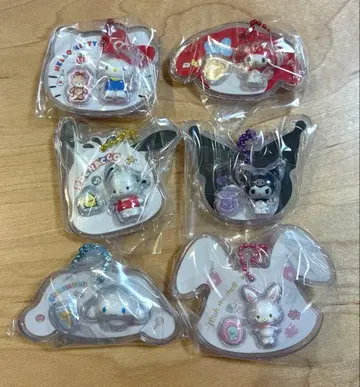 산리오 캐릭터즈 패키지 참 초코보로 6개 세트