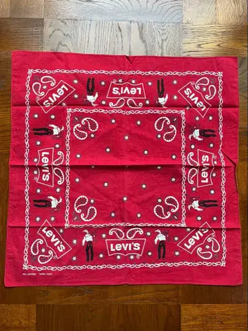 Levi's 빈티지 레드 반다나 사돌맨 리바이스