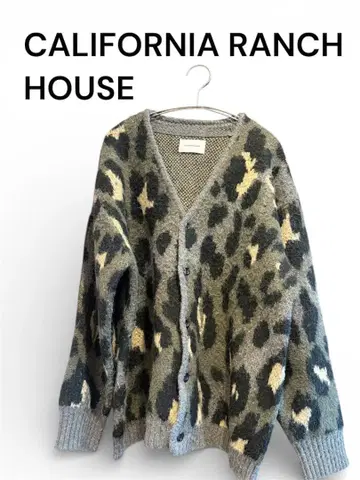 CALIFORNIA RANCH HOUSE 레오파드 무늬 가디건 M 사이즈