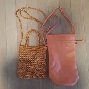 미이피&오렌지 숄더백 세트