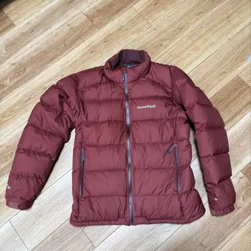 몽벨 mont-bell 파마로스트 라이트 다운 자켓 와인 레드