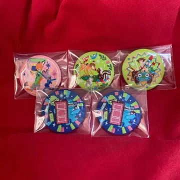 캐릭터 자수 핀 배지 6개 세트