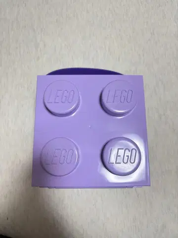 레고 블록형 수납 박스 퍼플