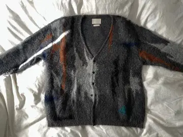 YOKE 22aw 모헤어 가디건 그레이