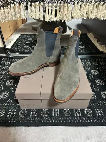 J.M.weston 사이드 고어 부츠 스웨이드 [ 별주 귀중 ]
