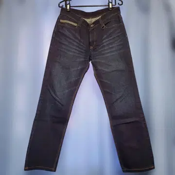 다크 블루 스트레이트 데님