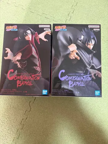 나루토 질풍전 사스케 이타치 피규어 2개 세트