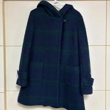 해시 아쉬 후드 부착 코트 아우터 여성용 3 사이즈 L 그린 계열