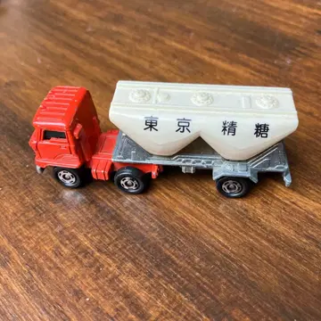 일본제 80년대 토미카 당시물 도쿄 정당 히노 세미 트레일러