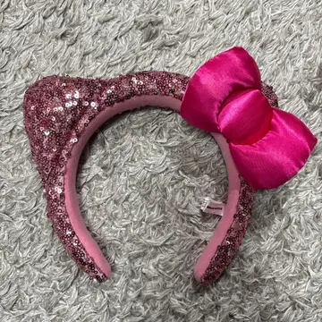 USJ 고양이 귀 머리띠 핑크