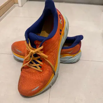 HOKA 러닝화 오렌지/블루