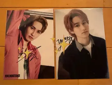 BUDDiiS YUMA 노세 유마 브로마이드 사인 포함 2장 세트