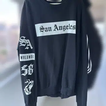 H&M 블랙 트레이닝복 XL San Angeles