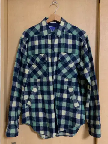 [ 구제 의류 ] MILK BOY 체크 무늬 긴팔 셔츠