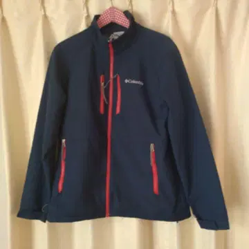 컬럼비아 소프트쉘 자켓! 네이비 L 로고 자수