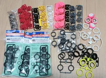 타미야 미니 사륜구동 타이어 휠 세트