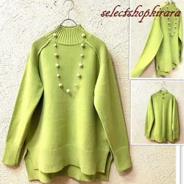 2026 신상 신축성 쫀득하고 부드러운 봄 컬러 니트 L-LL/올리브