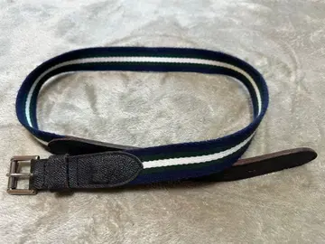 WHEELROBE 위르로브 크롬엑셀 가죽 리본 벨트 아이비