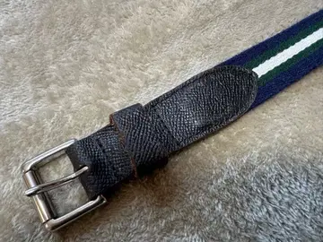 WHEELROBE 위르로브 크롬엑셀 가죽 리본 벨트 아이비