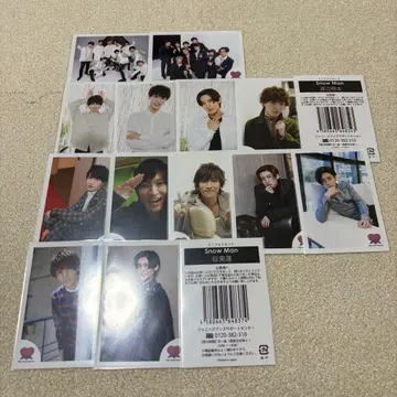 Snow Man 미니 사진 세트