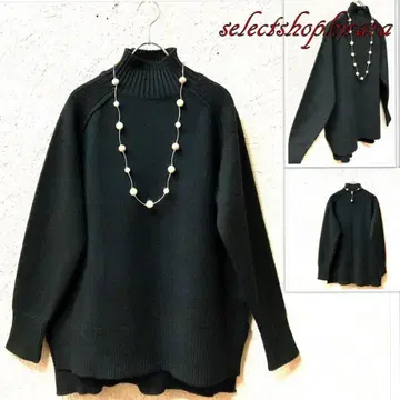 2026 신상 신축성 쫀득하고 부드러운 봄 컬러 니트 L-LL/블랙