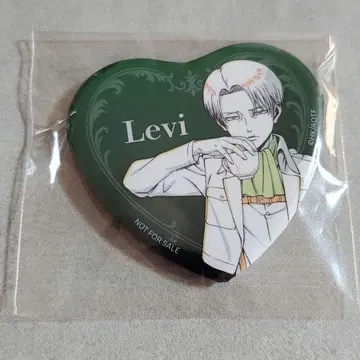 진격의 거인 WIT STUDIO 구매 혜택 하트형 캔뱃지 리바이 1개 2