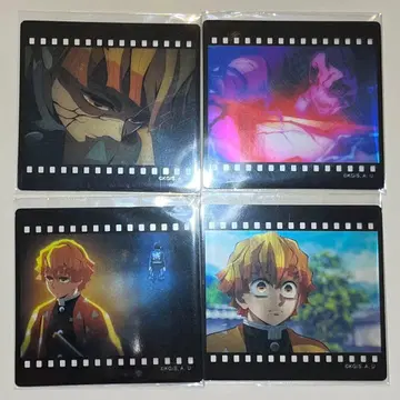 귀멸의 칼날 즐거운 복권 필름풍 클리어 카드 카이가쿠 아가츠마 젠이츠