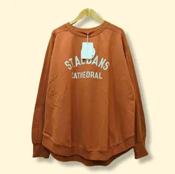 [ 새상품 ] 일리 미니 쭈리 스노우 워시 로고 풀오버 빈티지 레드