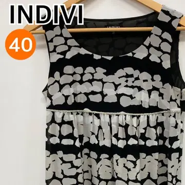 INDIVI 원피스 슬리브리스 원피스 40 [ CT1906 ]