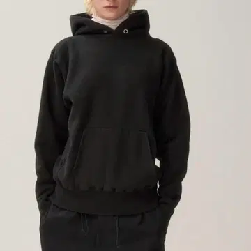 ATON GARMENT DYED URAKE HOODIE 사이즈 2